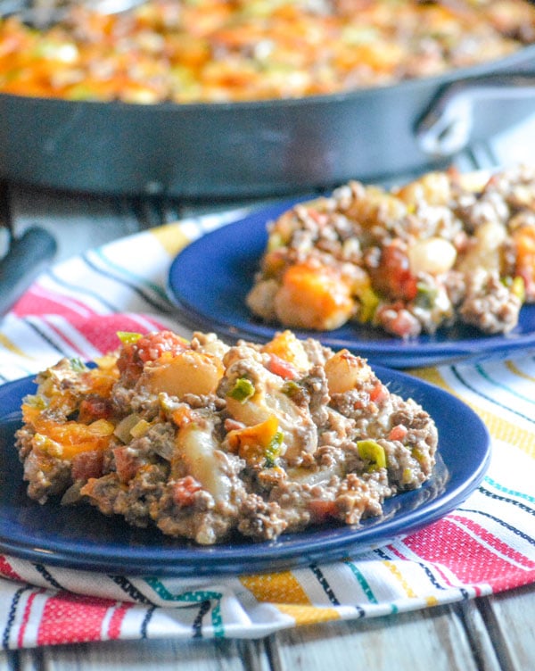 Bacon Cheeseburger Gnocchi Skillet (One-Pan Meal)