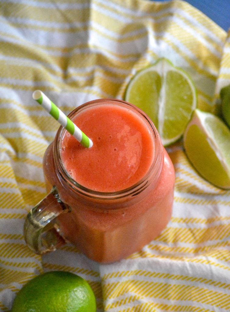 Strawberry Pineapple Orange Lime Smoothie Recipe