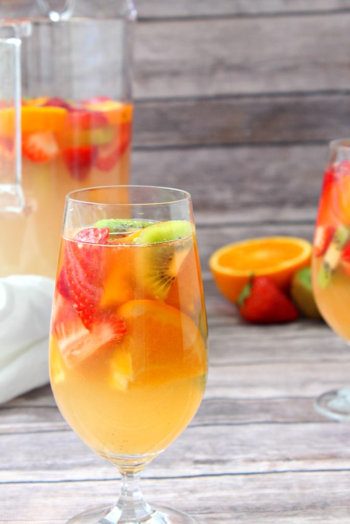 white wine and rum sangria