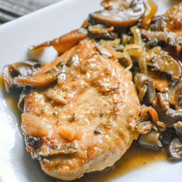 Pork Marsala with Mushrooms & Shallots - 4 Sons 'R' Us