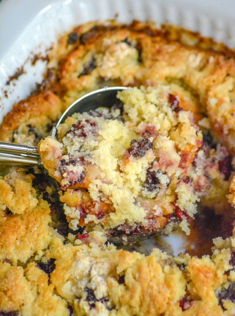 Dump & Bake Blackberry Cobbler