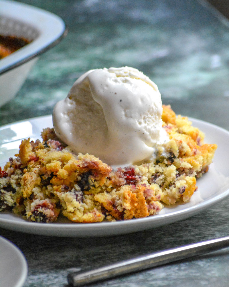 Dump & Bake Blackberry Cobbler