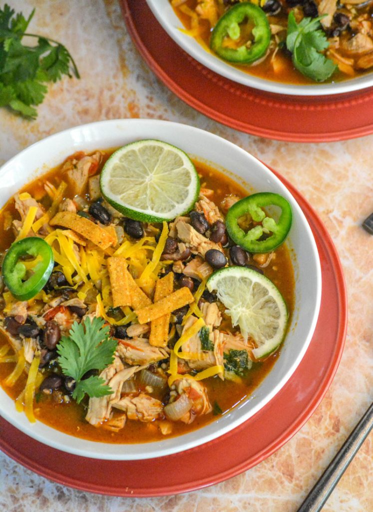 Healthy Chicken Tortilla Soup