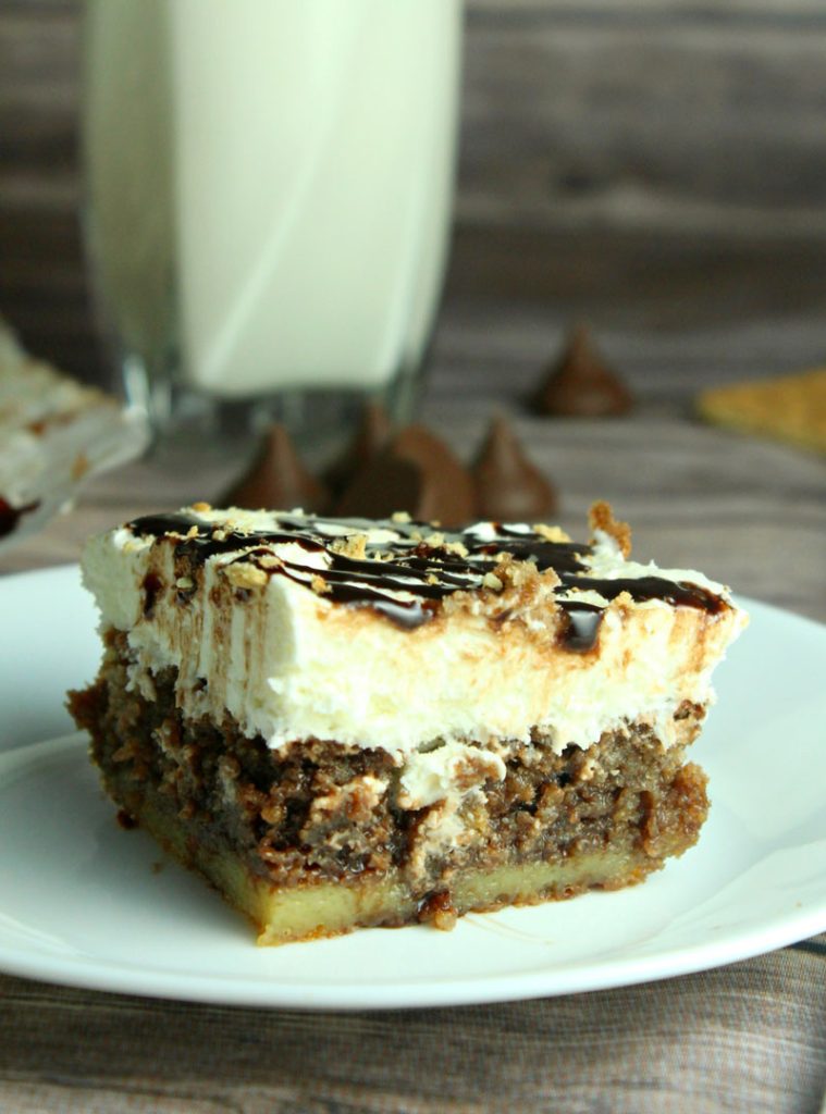 S'mores Poke Cake