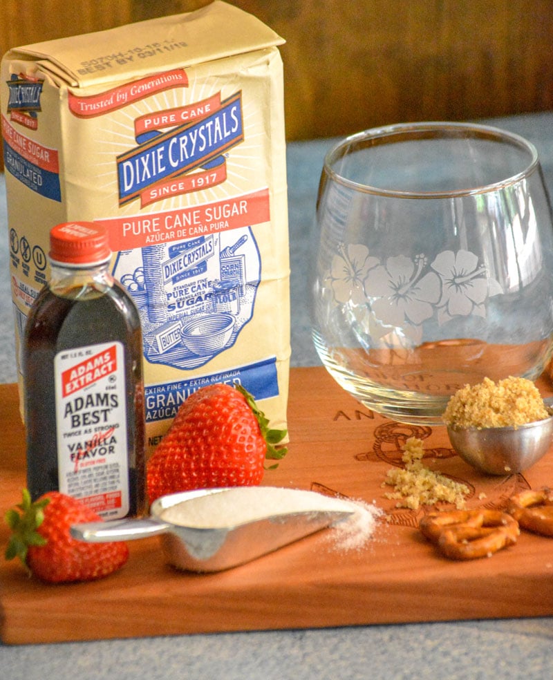 Strawberry Pretzel Salad Parfaits Summerdessertweek Sons R Us