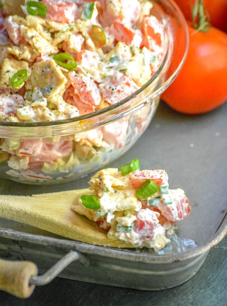 Heirloom Tomato-Cracker Salad