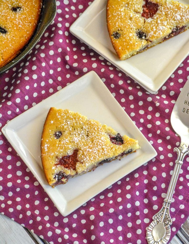 Mixed Berry Cast Iron Pancake