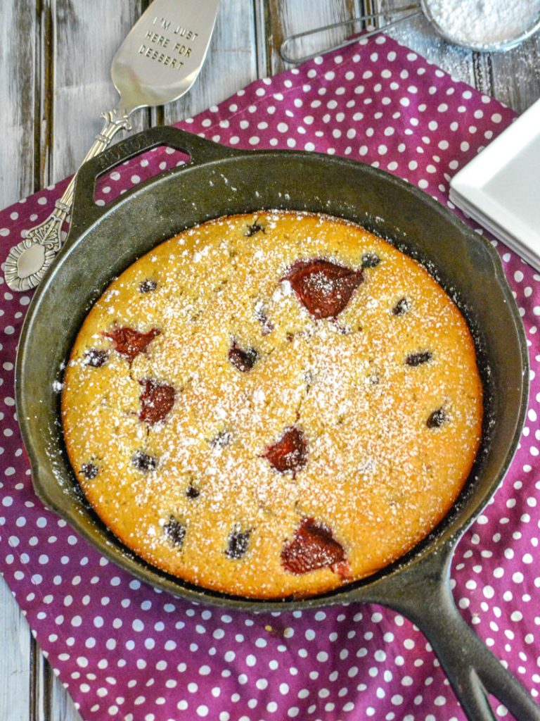 Mixed Berry Cast Iron Pancake