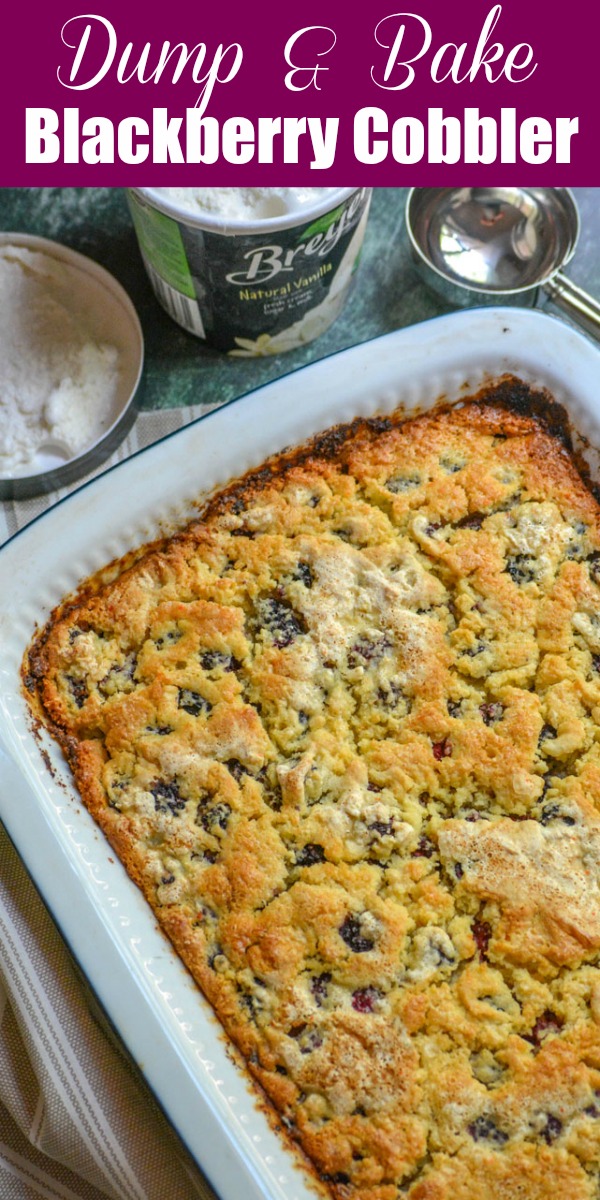 Dump & Bake Blackberry Cobbler - 4 Sons 'R' Us