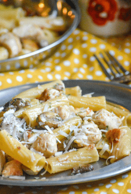 One Pot Chicken Marsala Pasta