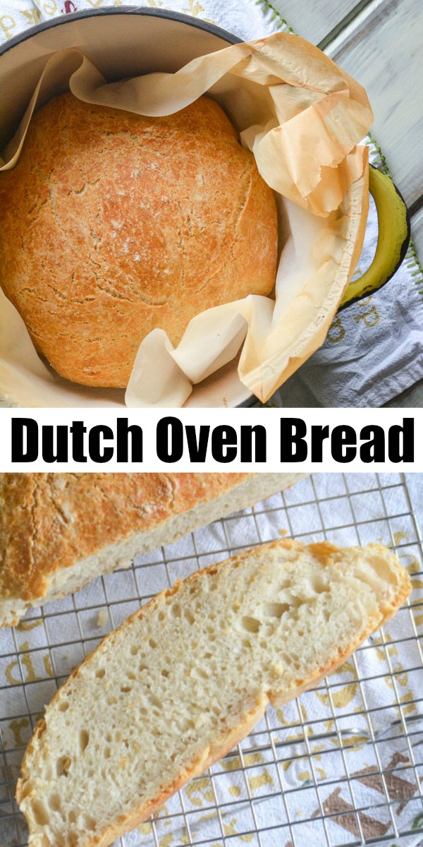 Homemade bread is just 4 simple ingredients away with this easy, no-knead, artisan-style Crusty Dutch Oven Bread. If you haven’t considered giving it a try before, get your dutch oven out, and get going!