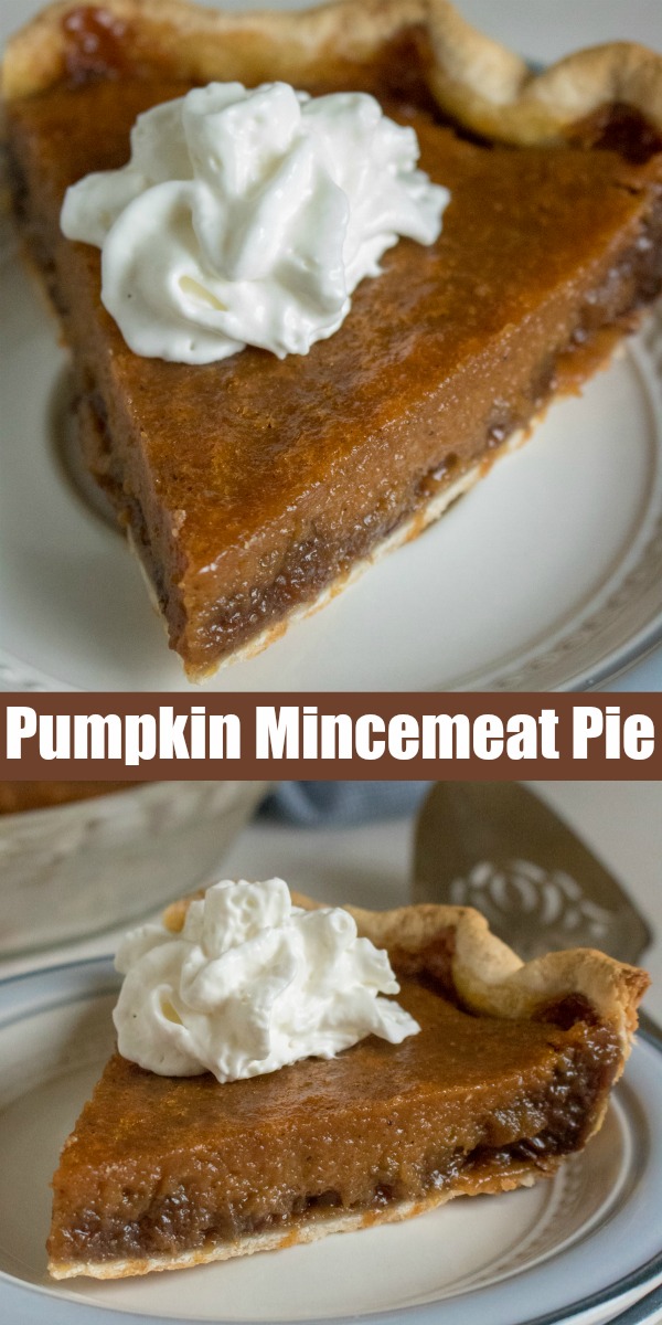 A sweet and savory dessert, this dish blends two old-fashioned favorites into one Pumpkin Mincemeat Pie. Revive a classic, with this sweet & savory pie baked in a golden, flaky crust.