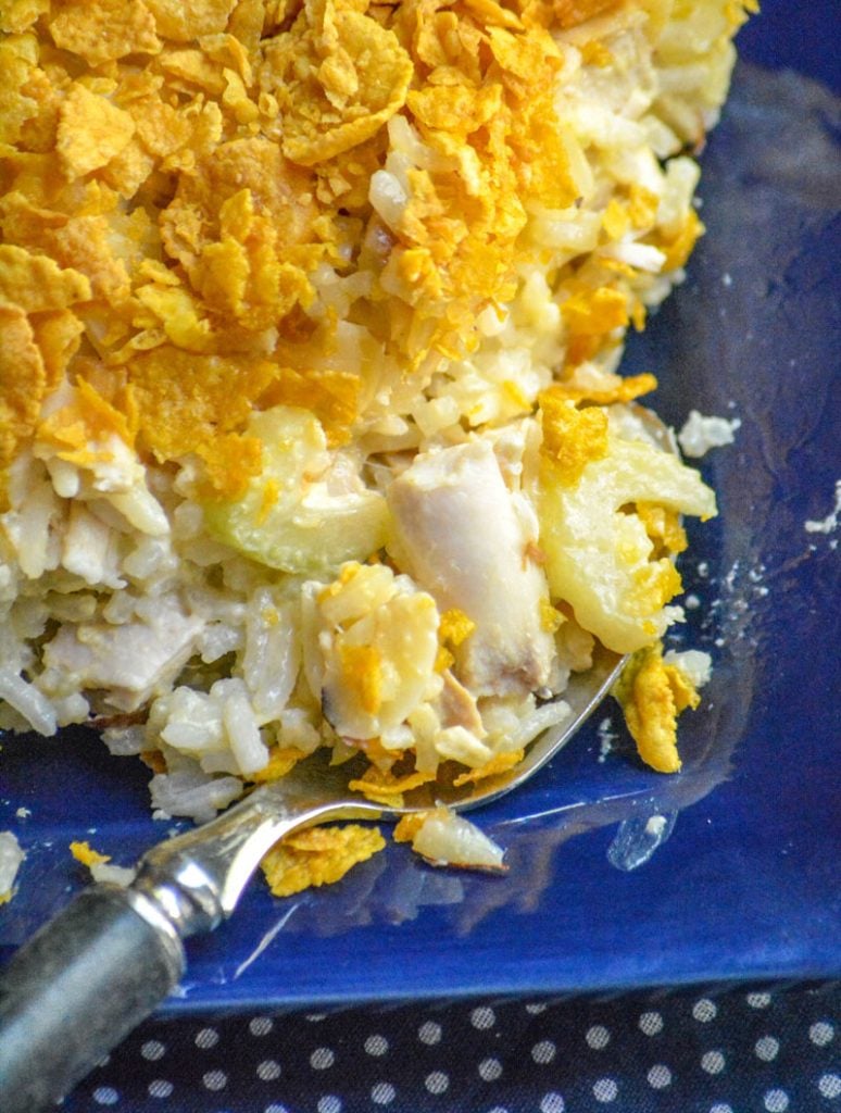 Rotisserie Chicken & Rice Casserole