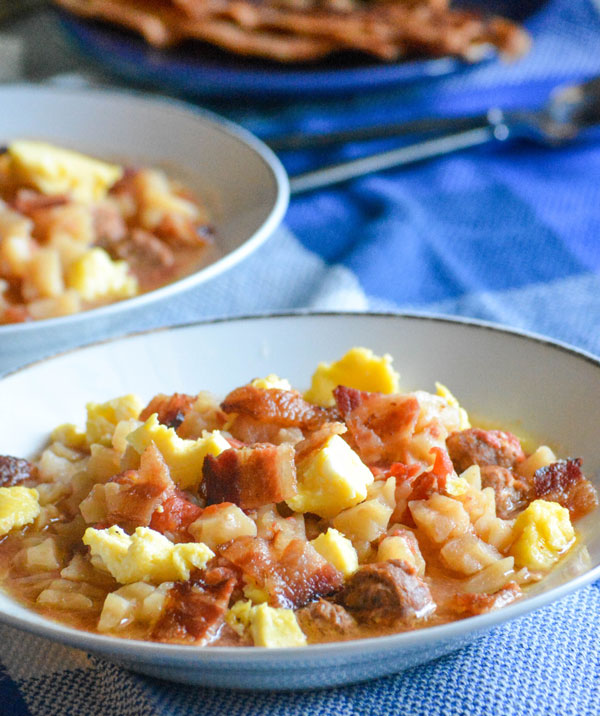 Sopa de desayuno de cocción lenta