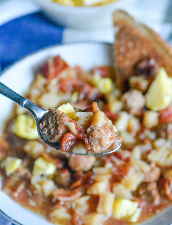 Sopa de desayuno de cocción lenta