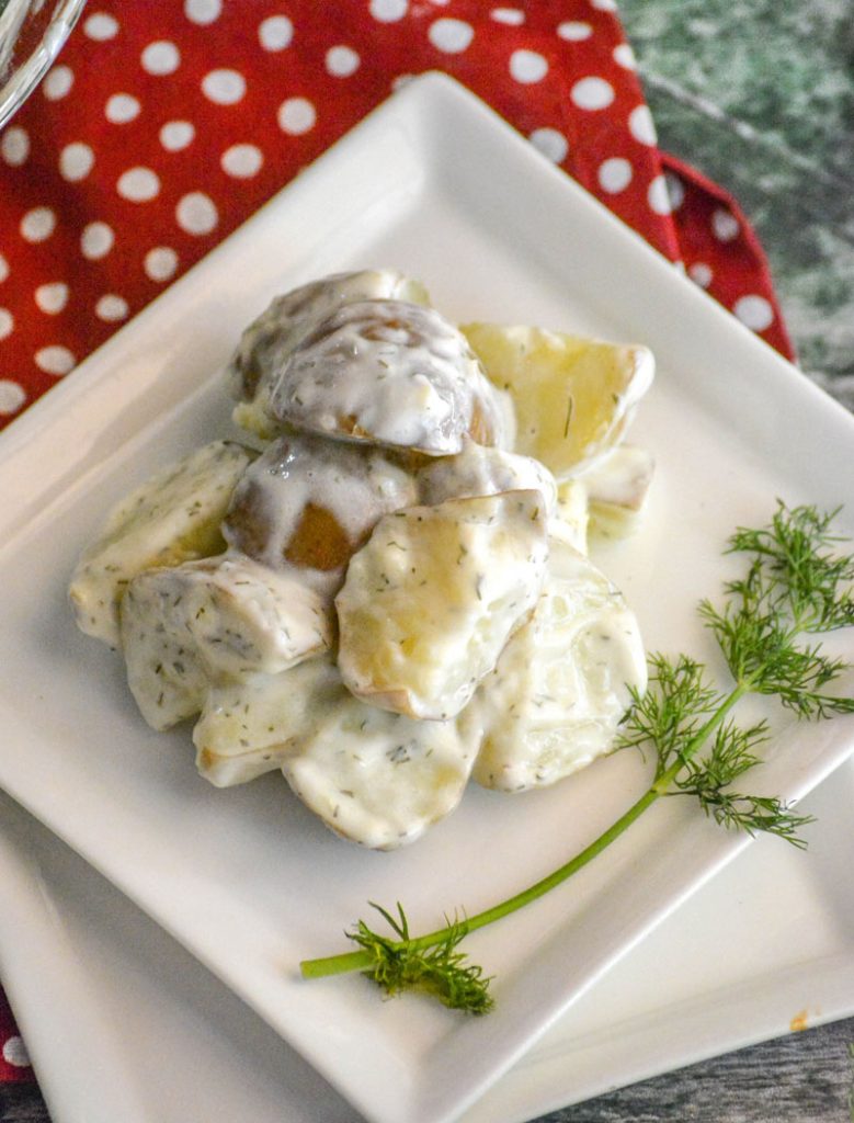 Tzatziki Style Potato Salad