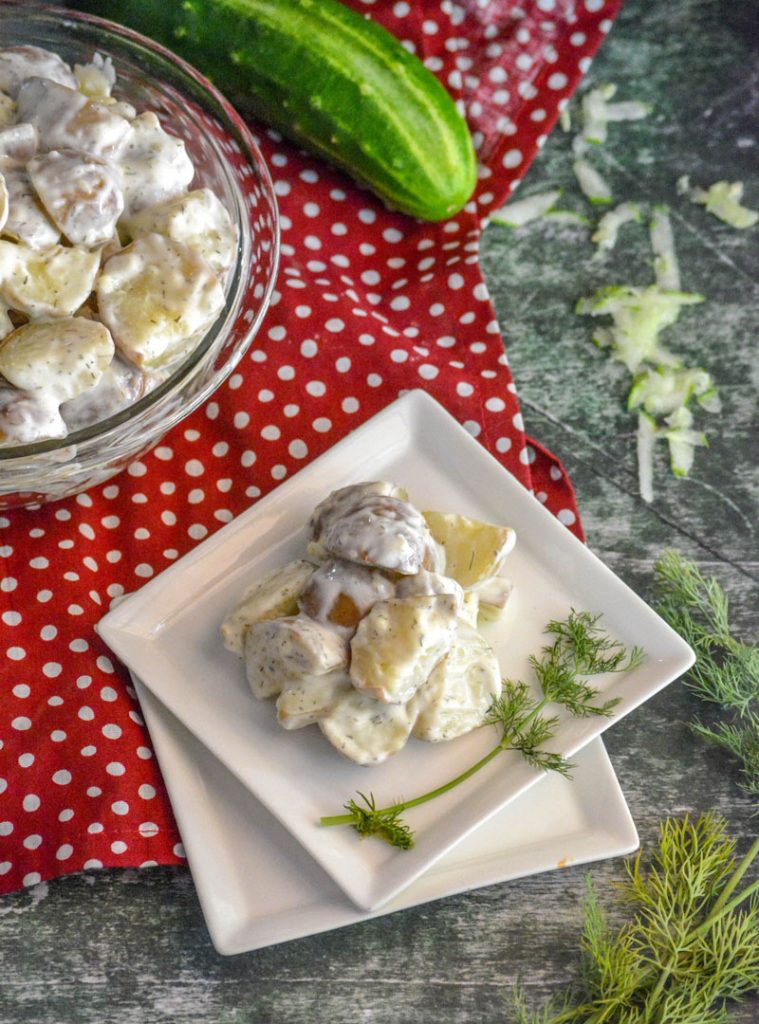 Tzatziki Style Potato Salad