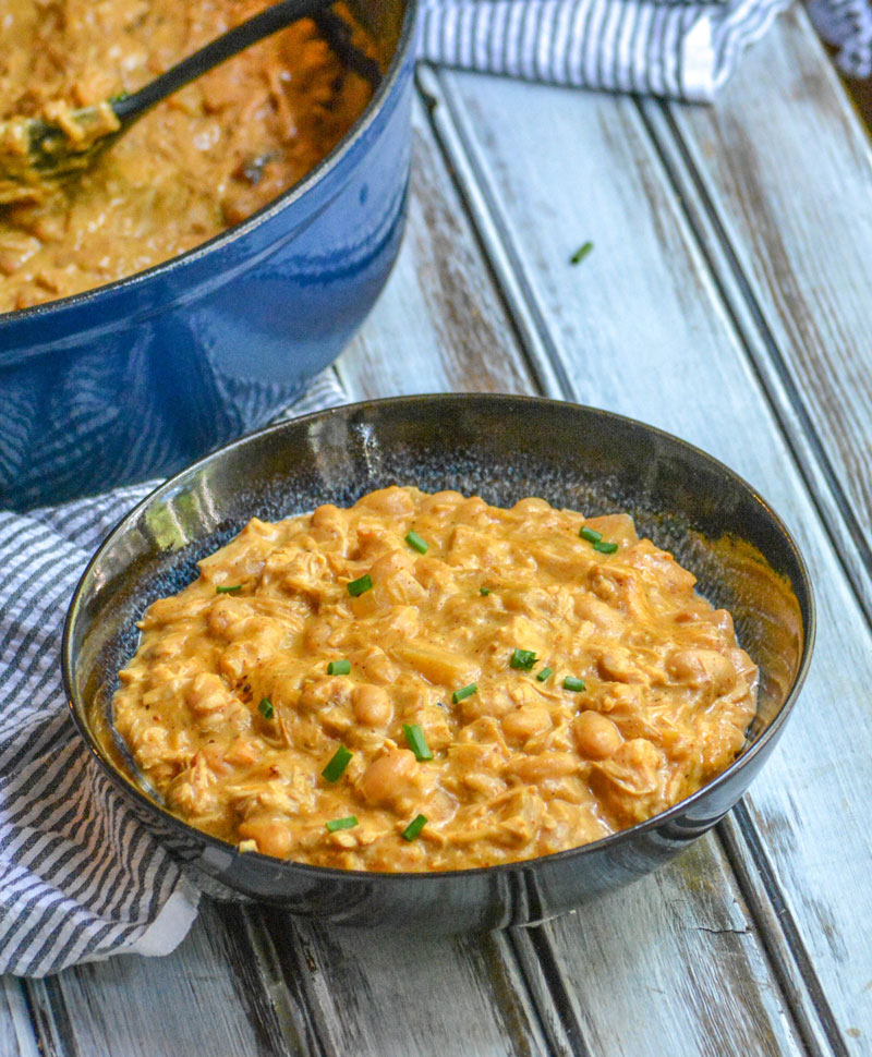 White Cheddar & Apple Chicken Chili