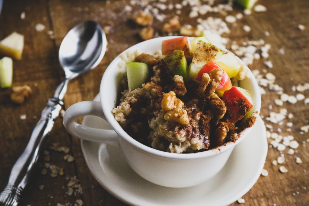 Instant Pot Quick Oats with Apples, Walnuts, & Honey