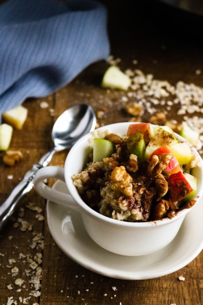 Instant Pot Quick Oats with Apples, Walnuts, & Honey