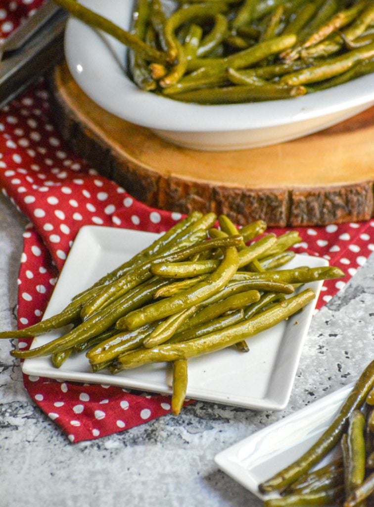 Butter Braised Smoked Green Beans