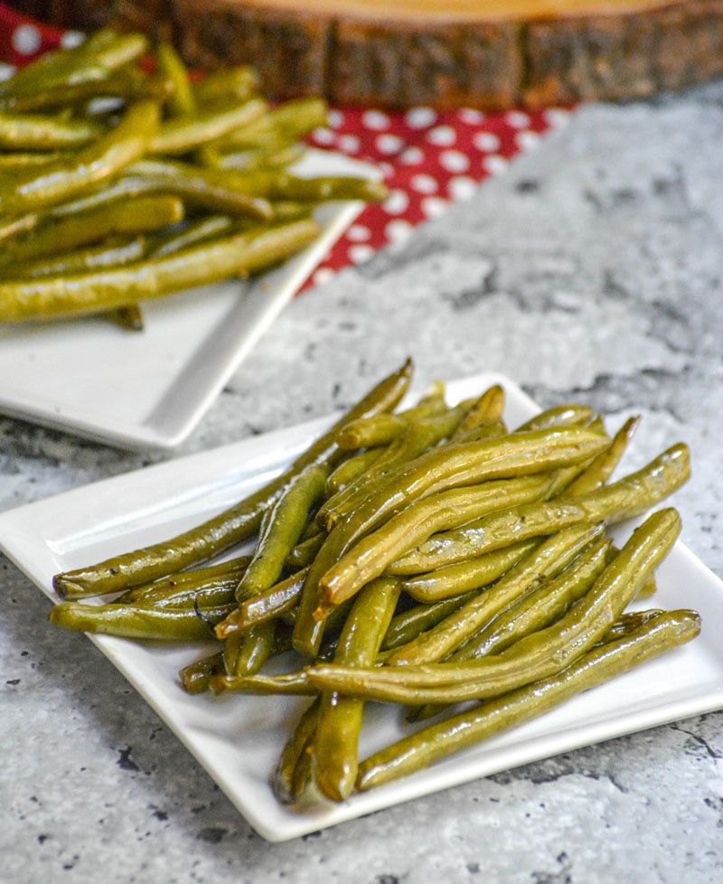 Butter Braised Smoked Green Beans