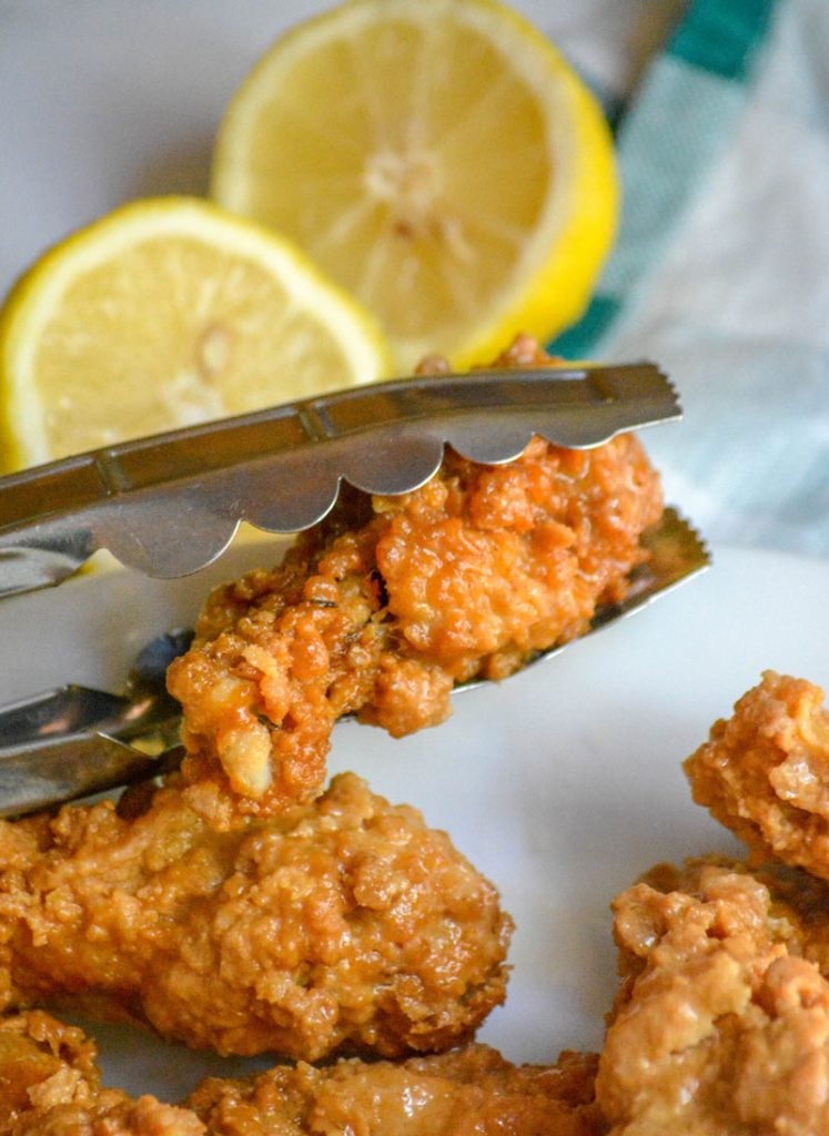 Buttered Lemon Pepper Chicken Wings