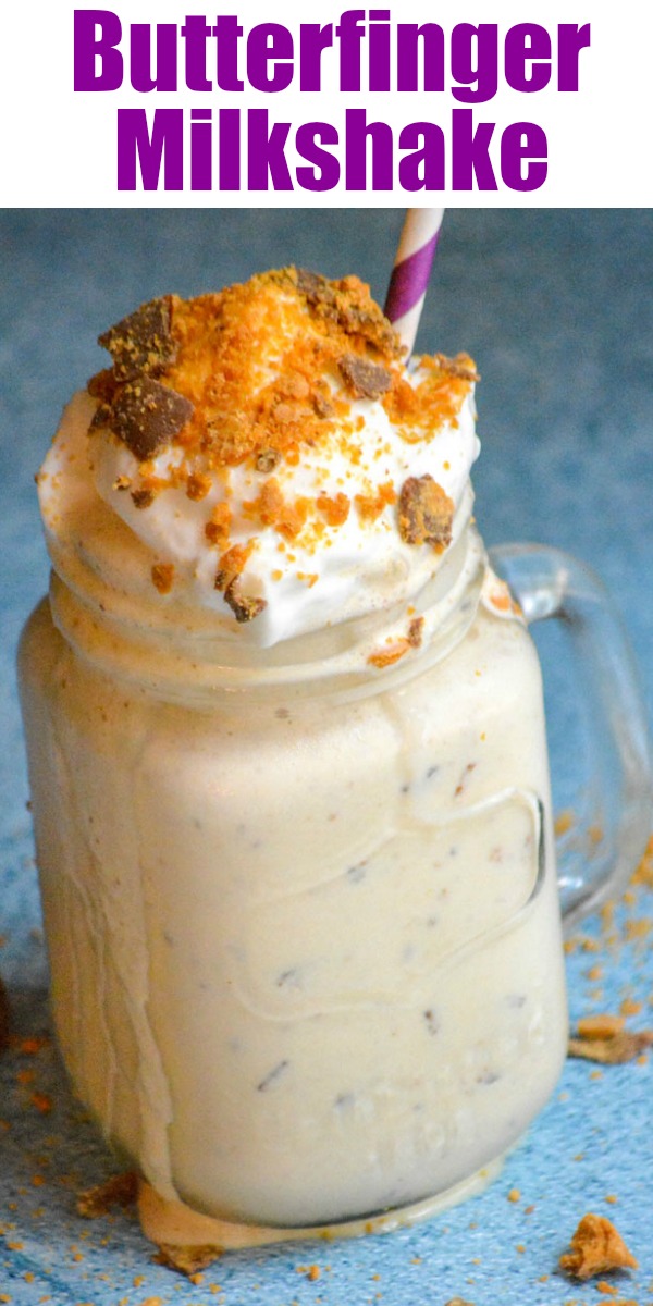 Ice cream is great, but it's always better when it's turned into a creamy milkshake, and infused with your favorite candy pieces. Our Butterfinger Candy Milkshake is just the ticket for easy dessert enjoyment.