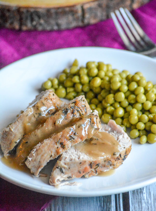 Pork Tenderloin with Apple Cider Gravy