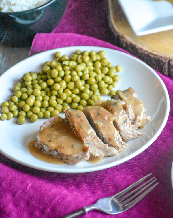 Pork Tenderloin with Apple Cider Gravy