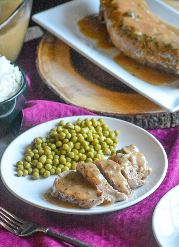 Pork Tenderloin with Apple Cider Gravy