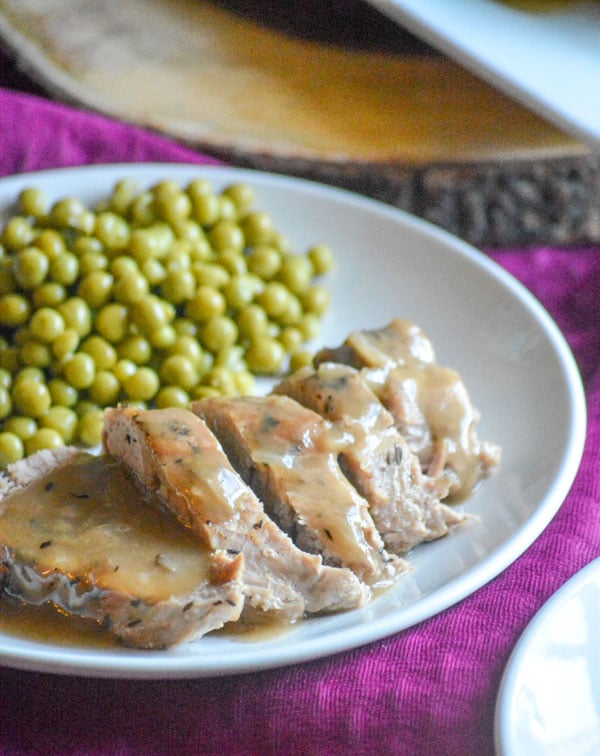 Pork Tenderloin with Apple Cider Gravy - 4 Sons 'R' Us