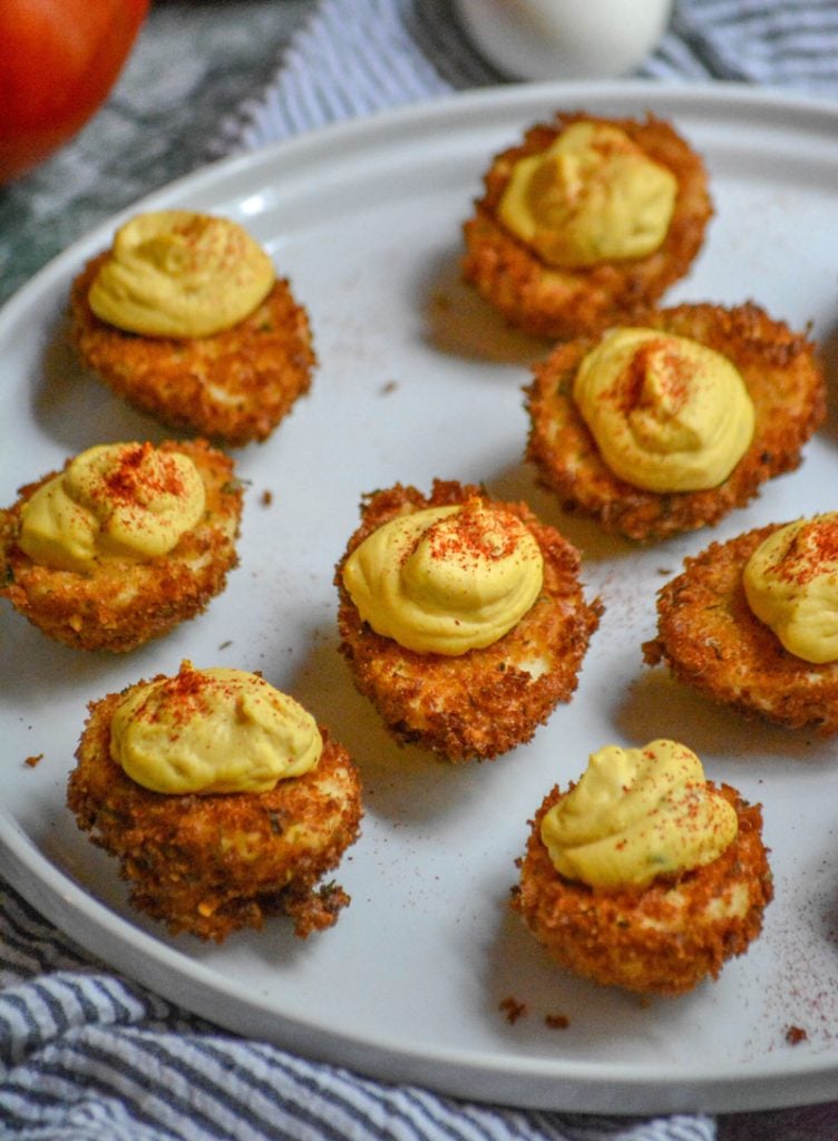 Cajun Style Fried Deviled Eggs