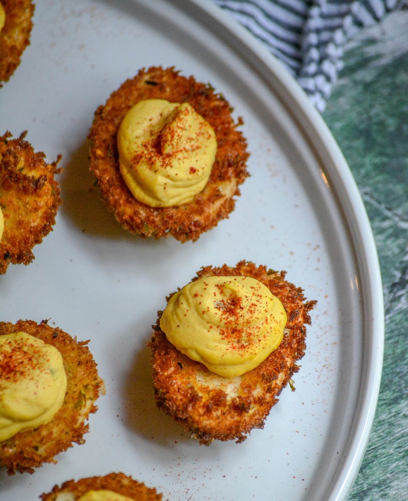 Cajun Style Fried Deviled Eggs