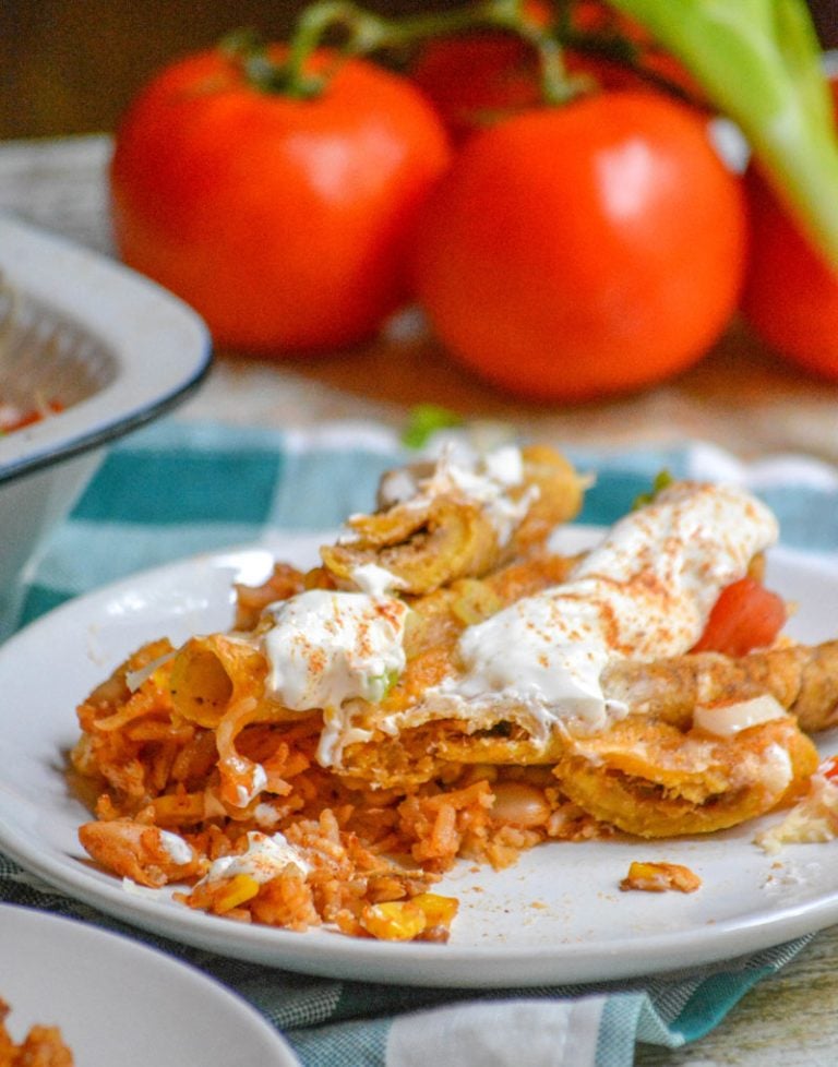 Cheesy Beef Taquito Casserole - 4 Sons 'R' Us