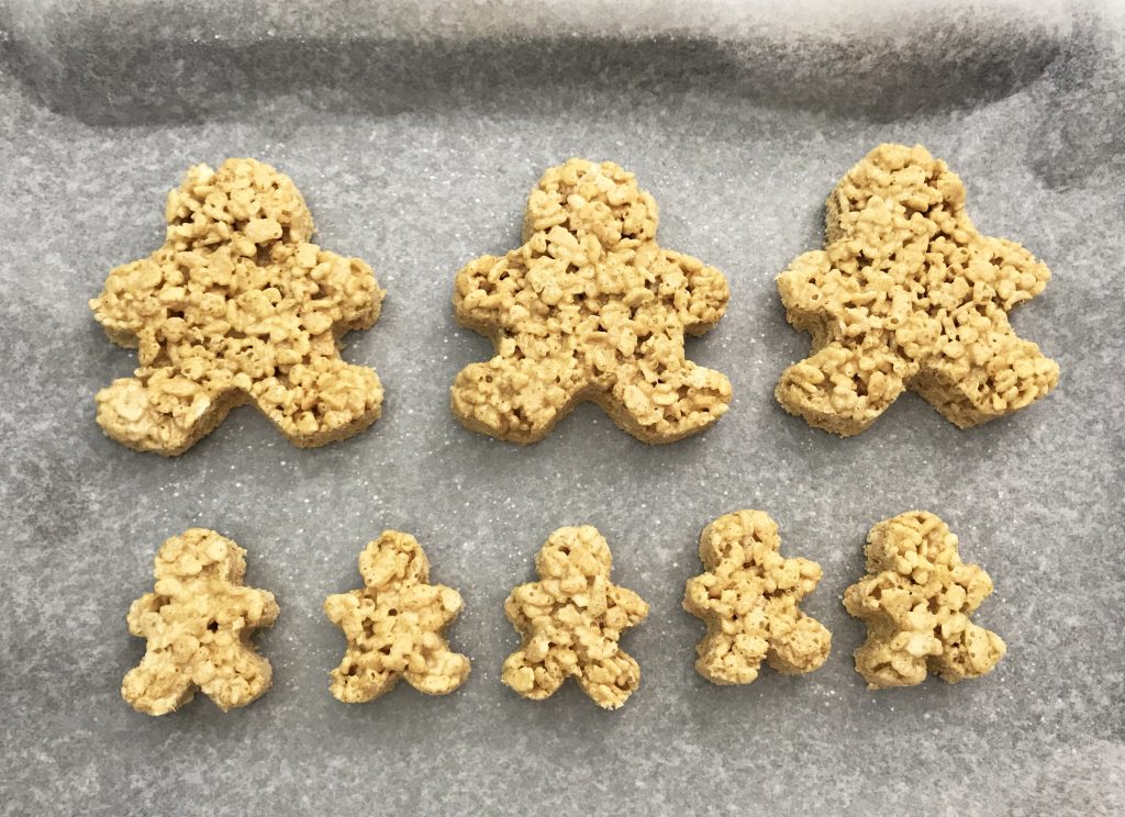 Gingerbread Rice Krispie Treats