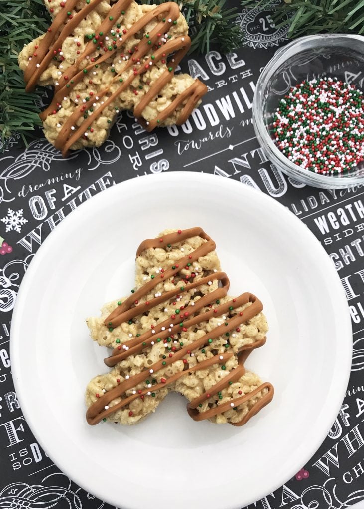 Gingerbread Rice Krispie Treats