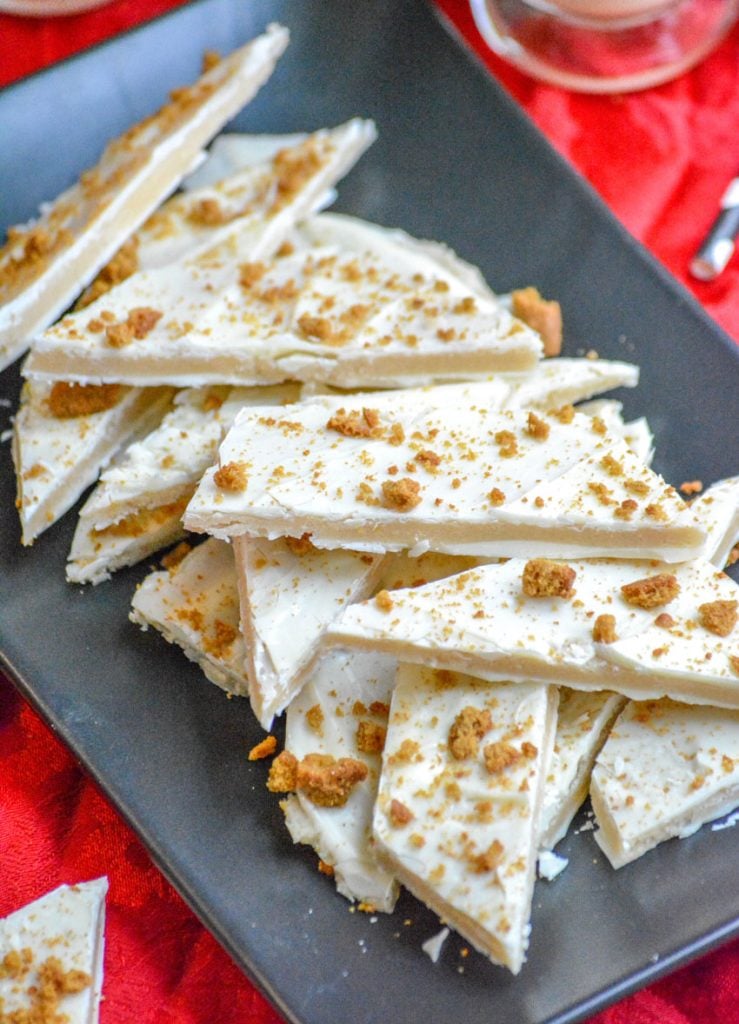 Eggnog Cookie Dough Bark