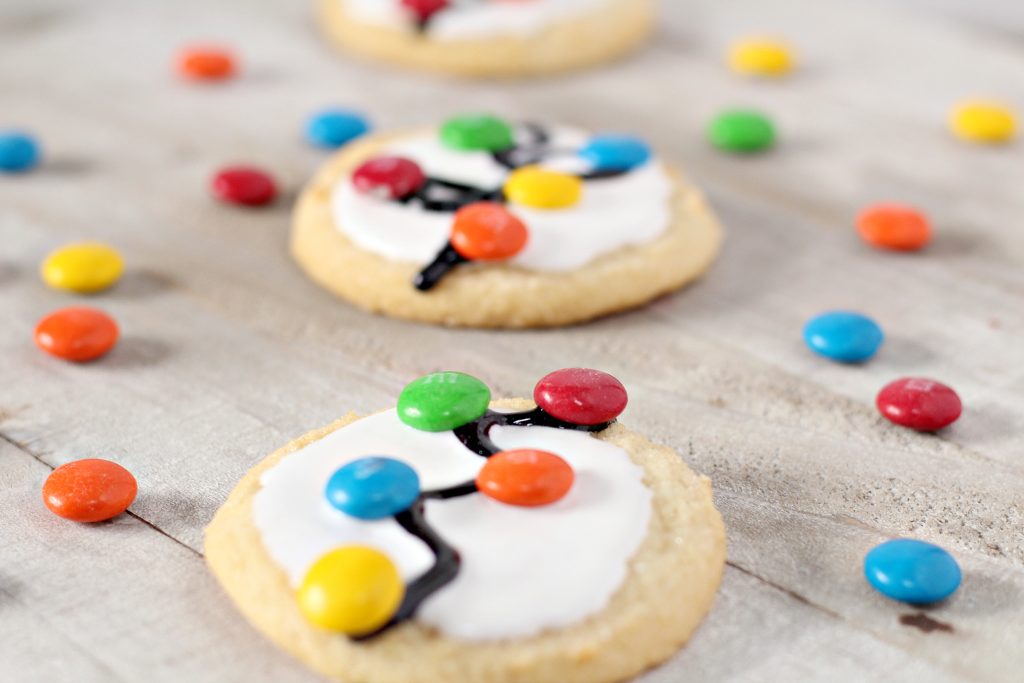 Christmas light cookies