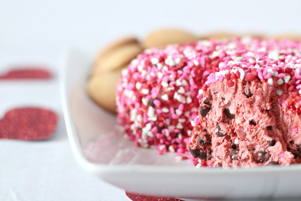 Red Velvet Chocolate Chip Cheesecake Cheese Ball