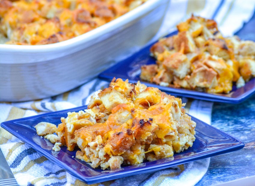 Chicken & Waffles Casserole