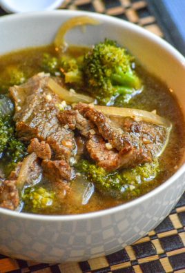 Chinese Beef & Broccoli Soup