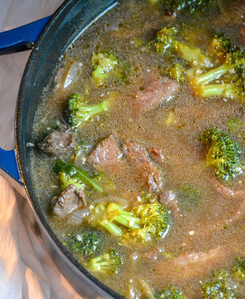 Chinese Beef & Broccoli Soup