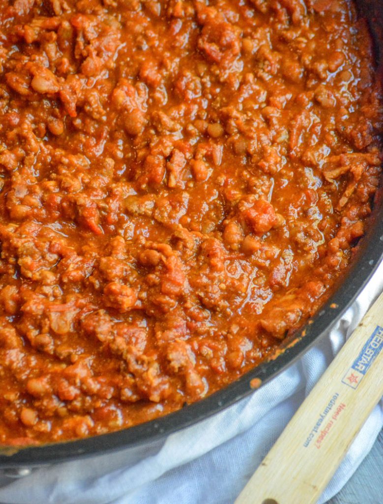 Ground Beef & Bacon Baked Bean Chili