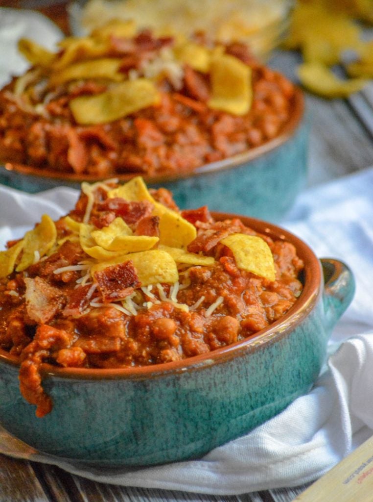 Ground Beef & Bacon Baked Bean Chili