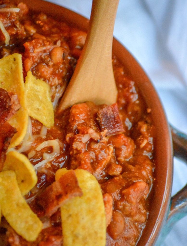 Ground Beef & Bacon Baked Bean Chili