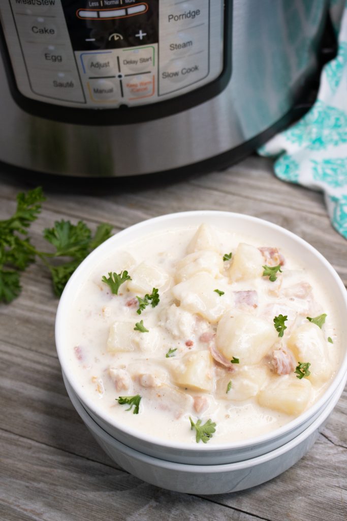 instant pot clam chowder