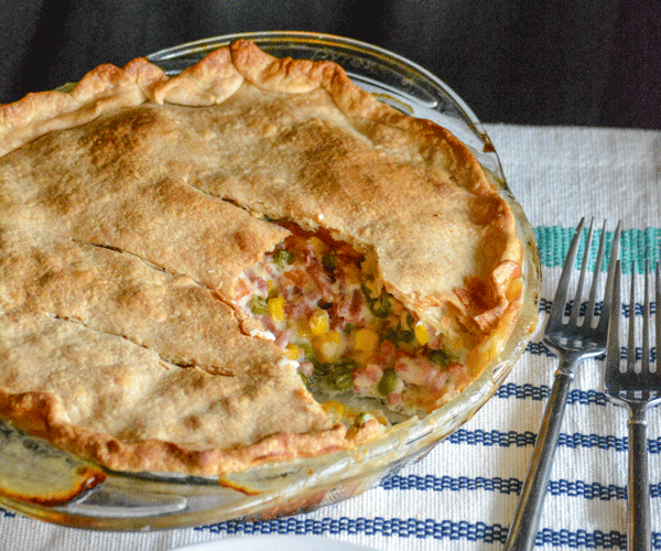 Ham & Vegetable Cobbler