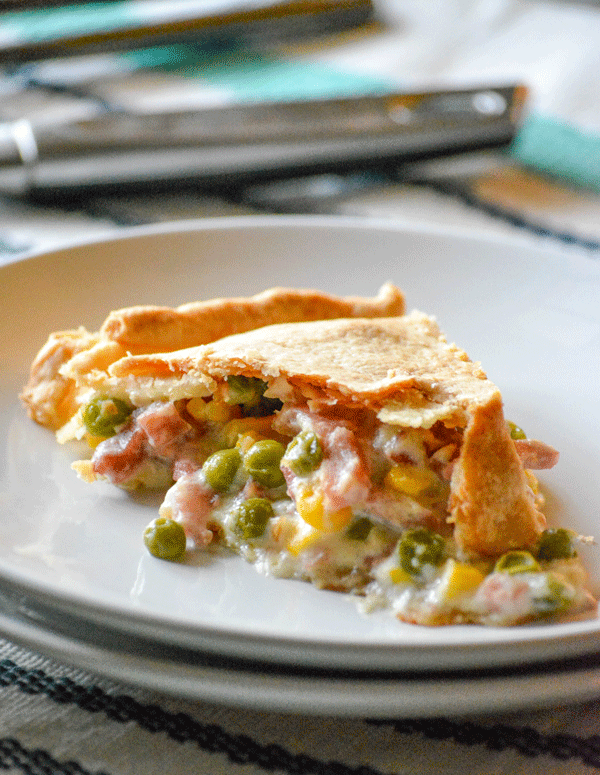 Ham & Vegetable Cobbler