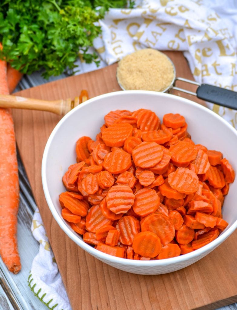 Brown Sugar Honey Glazed Carrots